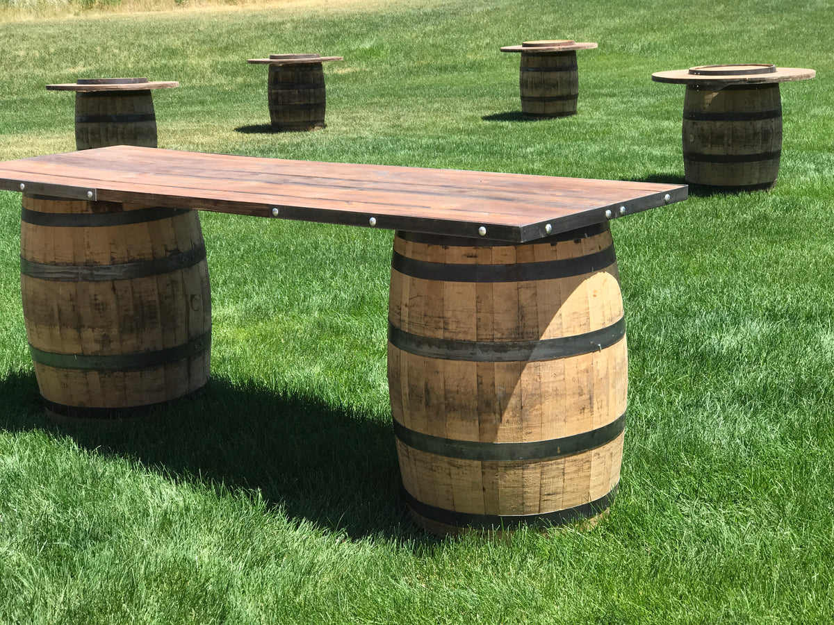 Whiskey Barrel Bar Tavolo Rental