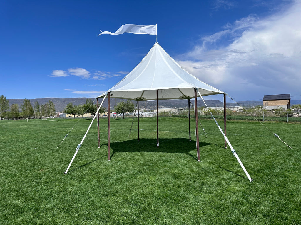 sailing tent 20' Tidewater Sail Cloth Tents – Tavolo Rental