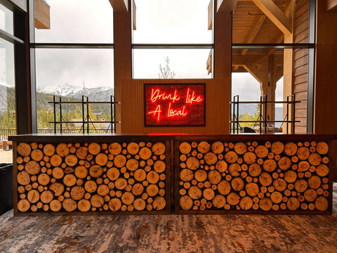 "Drink Like A Local" Neon Sign