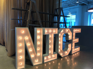"Nice" Marquee Letters