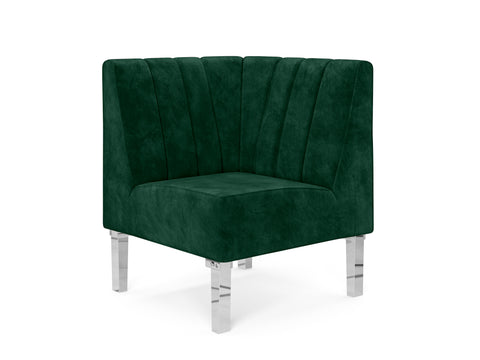 Kincaid Corner - Emerald Velvet