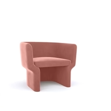 Cachet Armchair - Blush Velvet