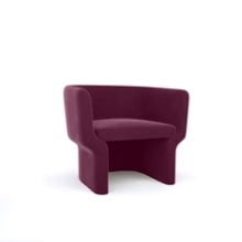 Cachet Armchair - Berry Velvet