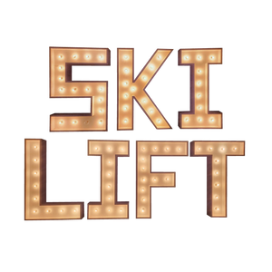 "Ski Lift" Marquee Letters