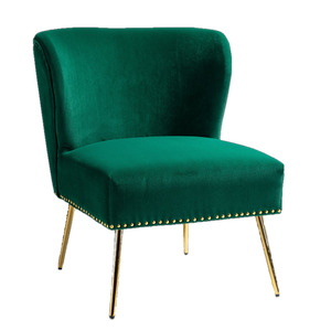 Clive Velvet Accent Chair - Green
