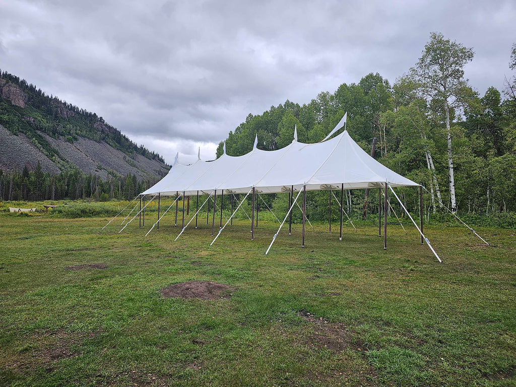 sailing tent 20' Tidewater Sail Cloth Tents – Tavolo Rental