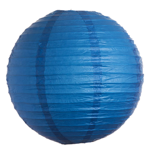 Blue Paper Lantern Chandeliers