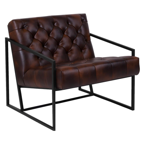 Madison Tufted Leather Armchair
