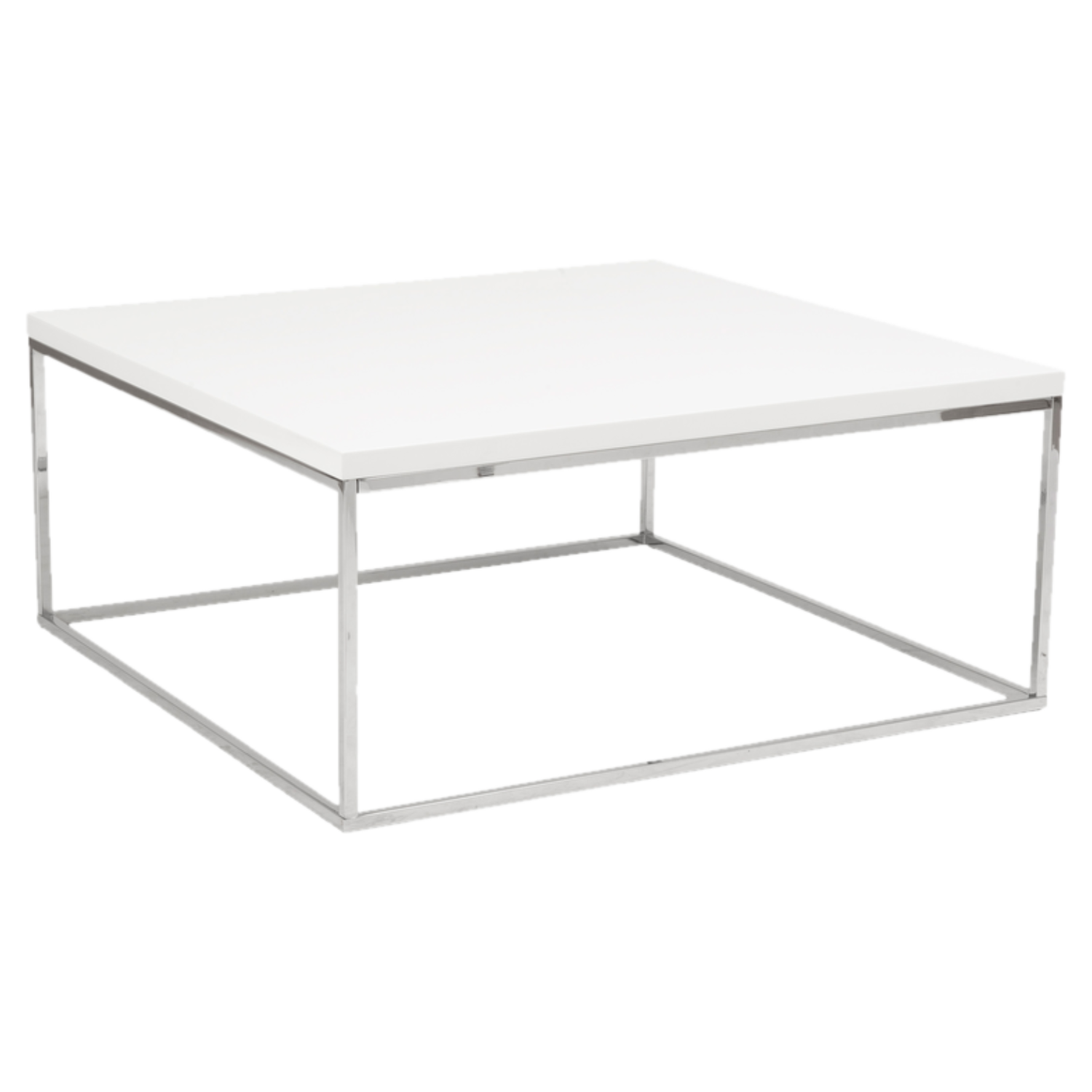 Heights White Square Coffee Table