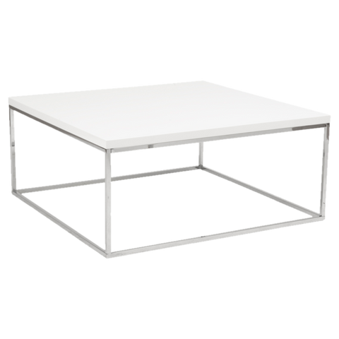 Heights White Square Coffee Table