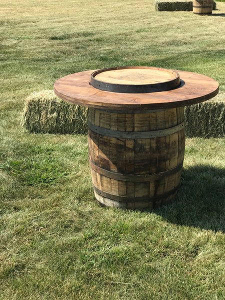 Whiskey Barrel Cocktail Table