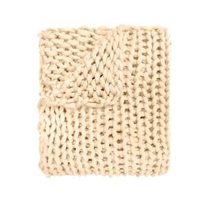 Jaoquim Knit Throw (Ivory)
