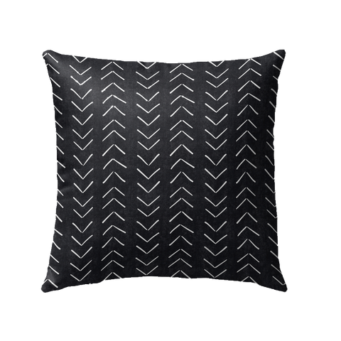 Mudcloth Pillow (Black)