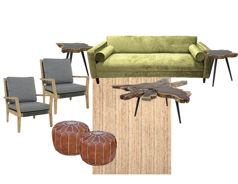 Olive - Contemporary Furniture Vignette