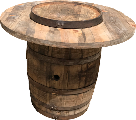 Whiskey Barrel Cocktail Table